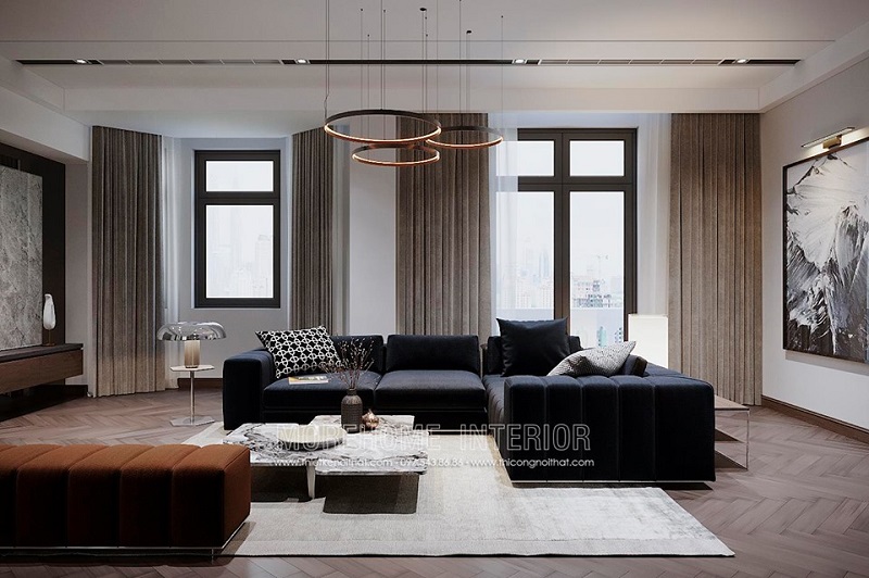 Mẫu bàn trà đẹp với kiếu dáng độc đáo ấn tượng mang đến sự mới lạ cho không gian phòng khách. bàn trà đẹp cho phòng khách hiện đại