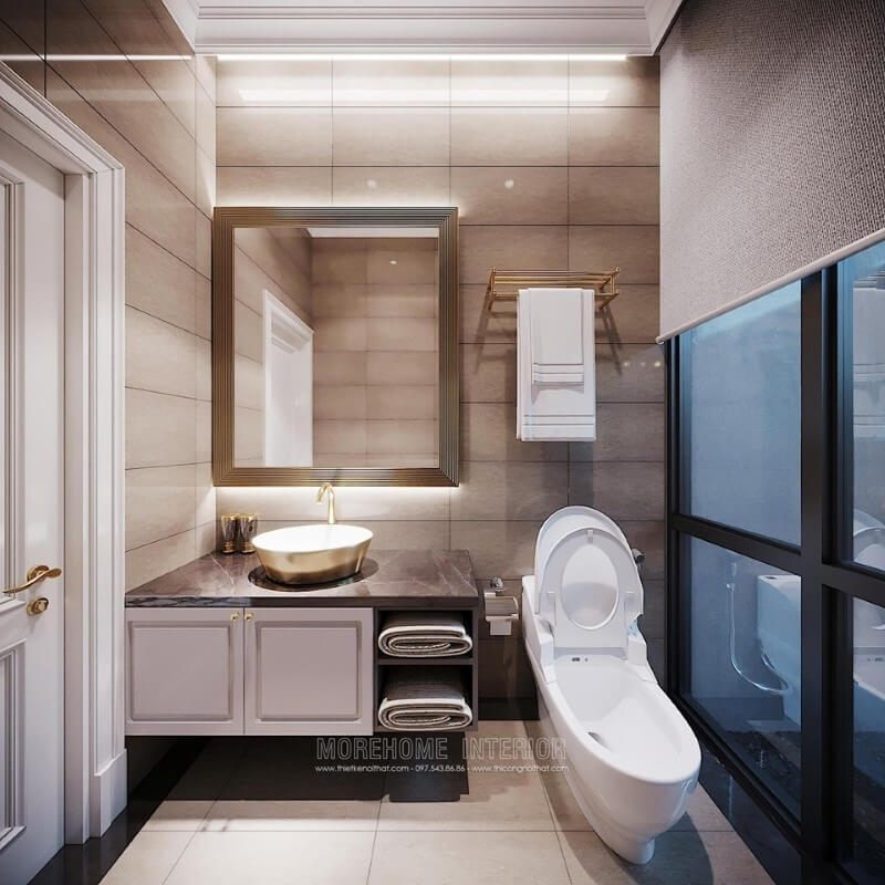Mẫu đá nhân tạo ốp mặt bàn lavabo nhập khẩu cao cấp đẹp